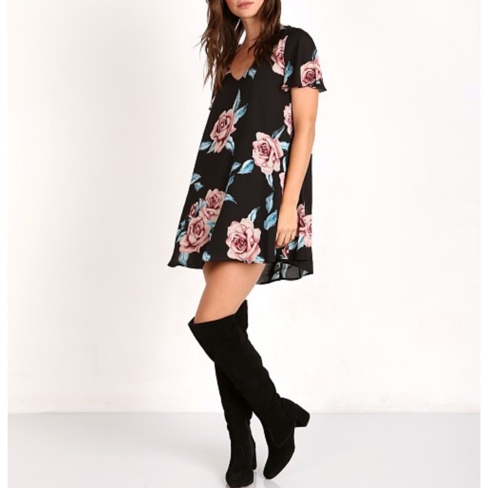 Show Me Your Mumu Kylie Mini Dress Flower Hour